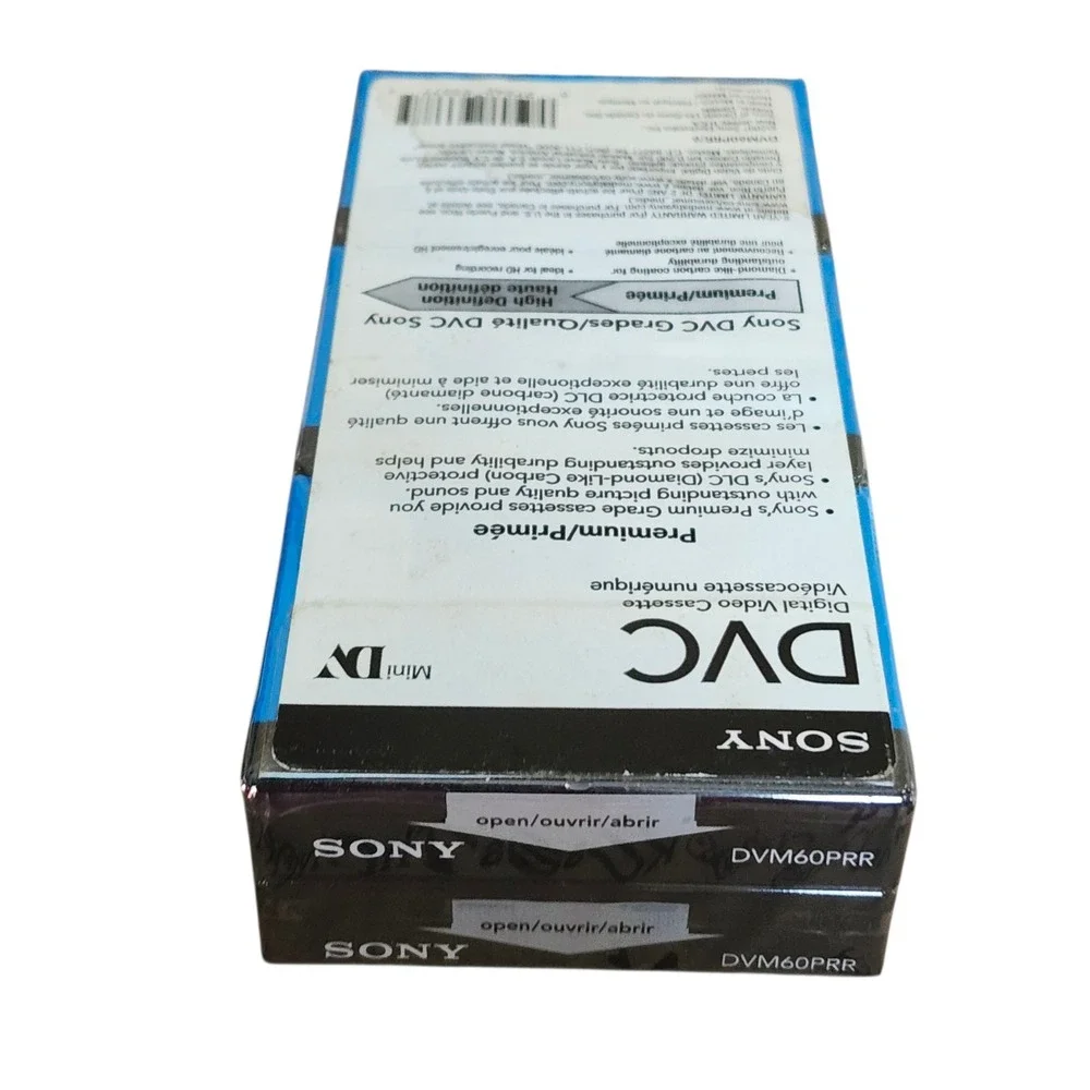 Sony DVC Digital Video‎ Cassette Premium 60 LP:90 Mini DV Lot of 6 New & Sealed